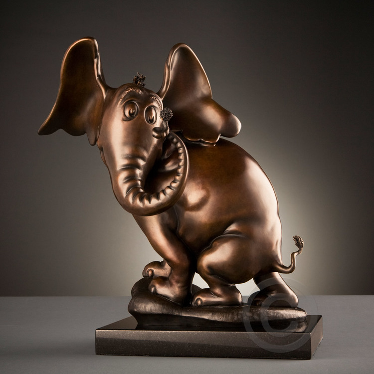 Dr. Seuss - Horton Hears a Who! - limited edition bronze sculpture